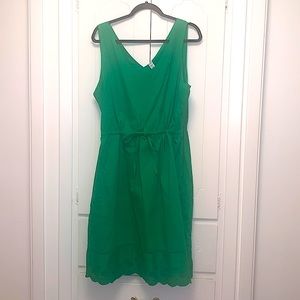 Green Sleeveless Dress